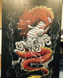 Japanese style dragon